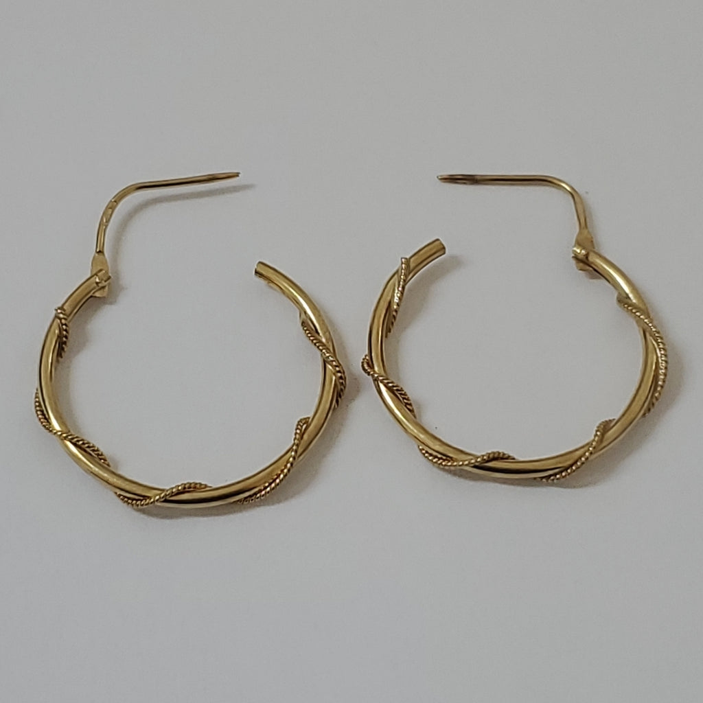 ARRACADAS PAR ORO 14 K 2,70 GRMS (SEMINUEVO)