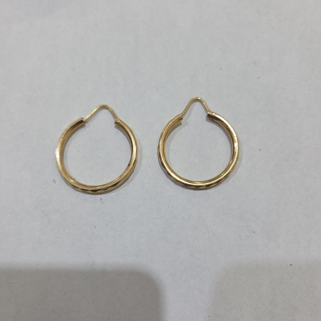 ARRACADAS PAR ORO 14 K 2.3 GRMS (SEMINUEVO)