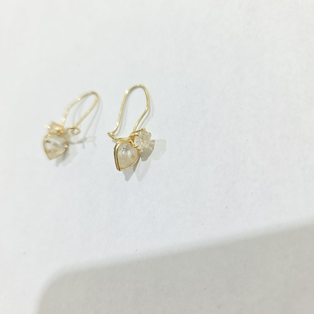 ARETES PAR ORO 14 K 1.4 GRMS (SEMINUEVO)