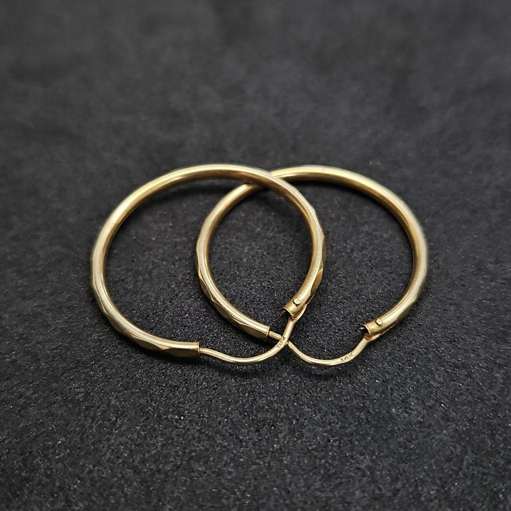 ARRACADAS PAR ORO 14 K 1.9 GRMS (SEMINUEVO)
