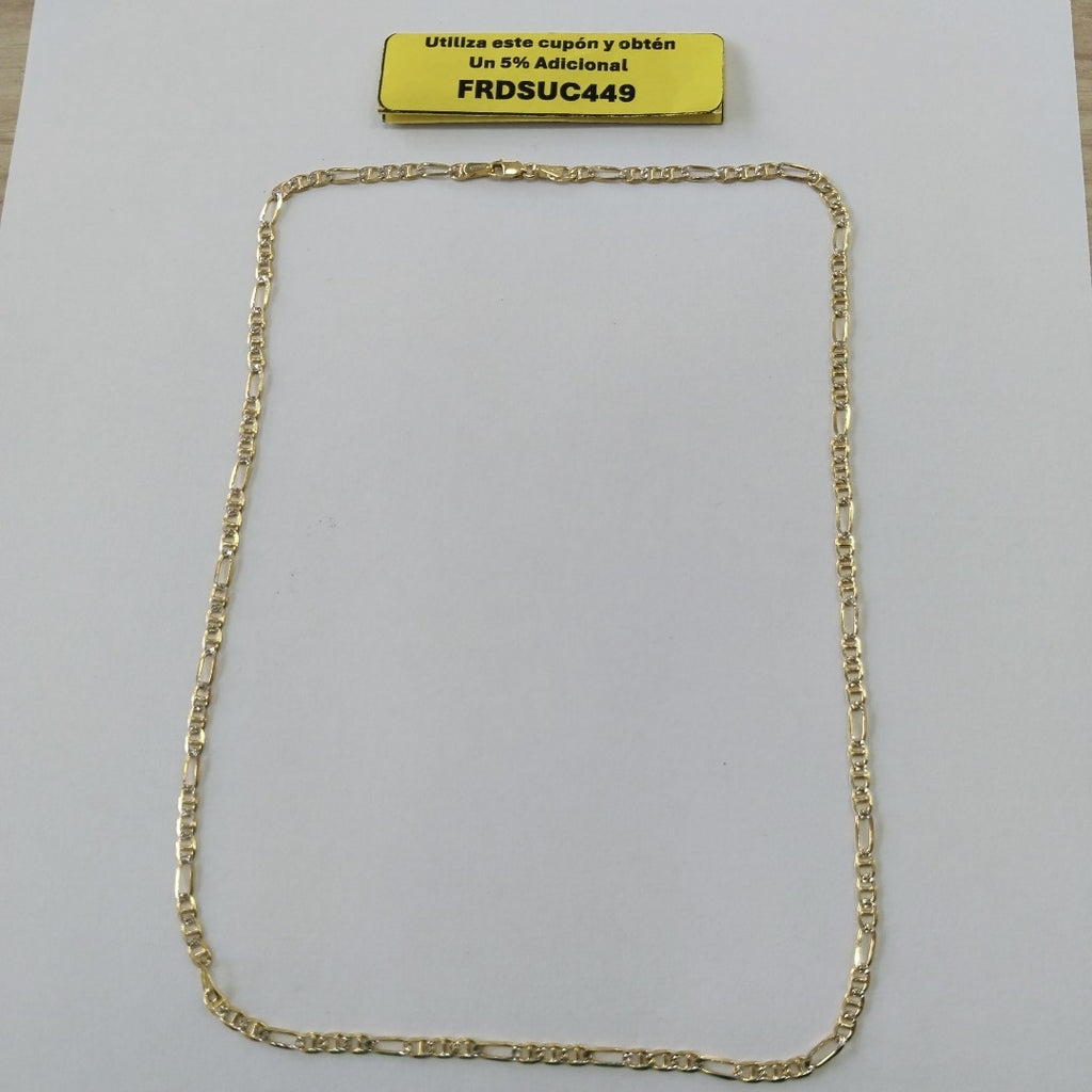 CADENA TEJIDO 3X1 8.6G 55 CM (NUEVO)