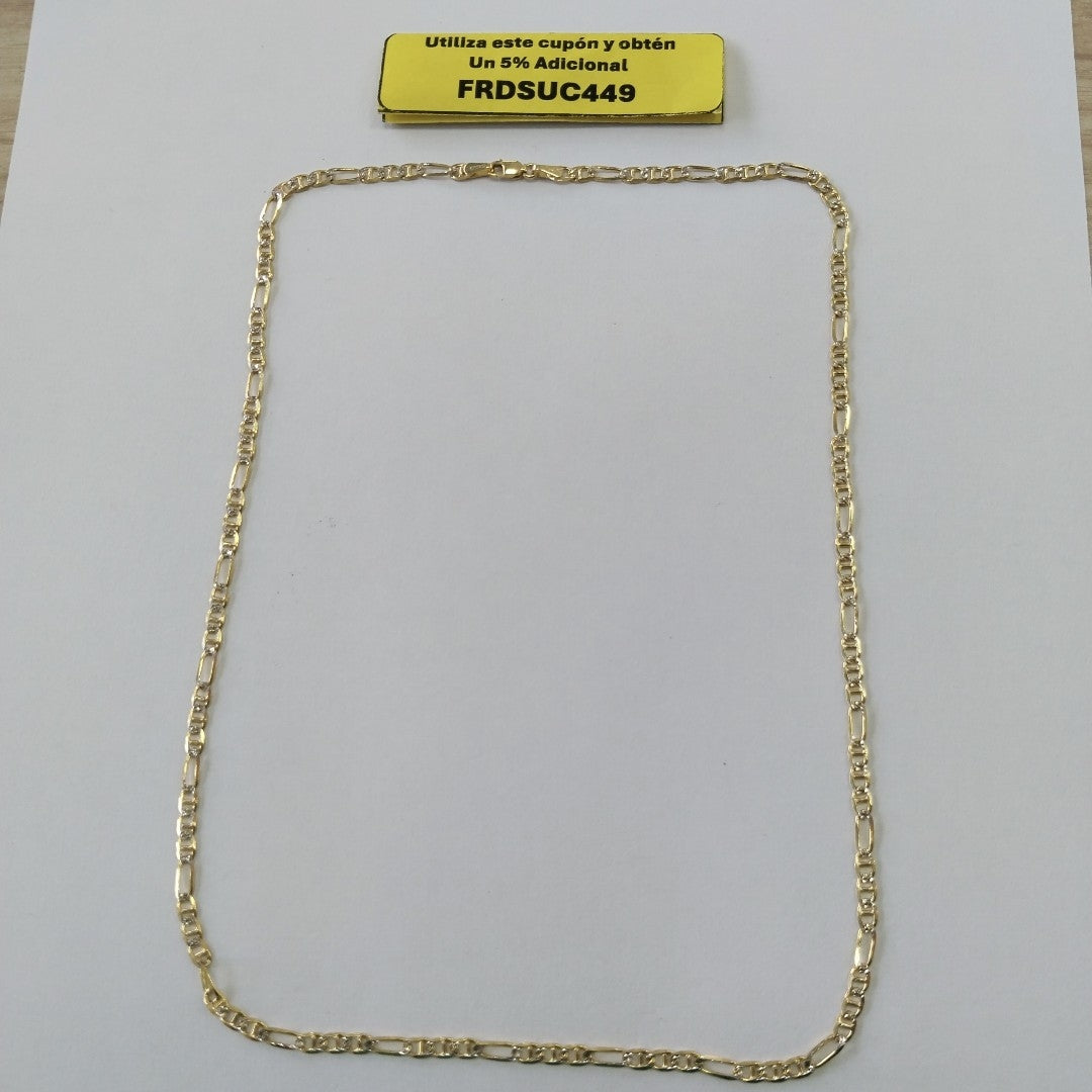 CADENA TEJIDO 3X1 8.6G 55 CM (NUEVO)