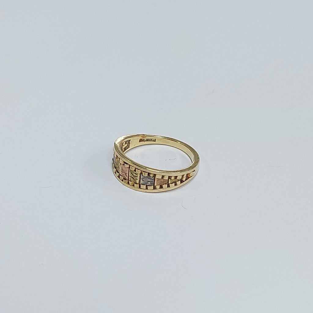 ANILLITO ORO,ORO COMBINADO 14 K 3,40 GRMS (SEMINUEVO)