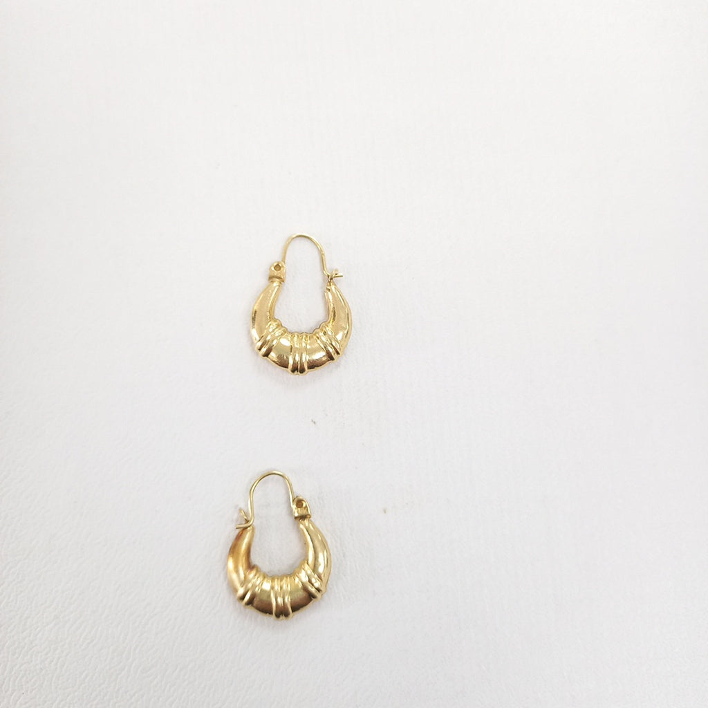 ARRACADAS PAR ORO 14 K 1.2 GRMS (SEMINUEVO)