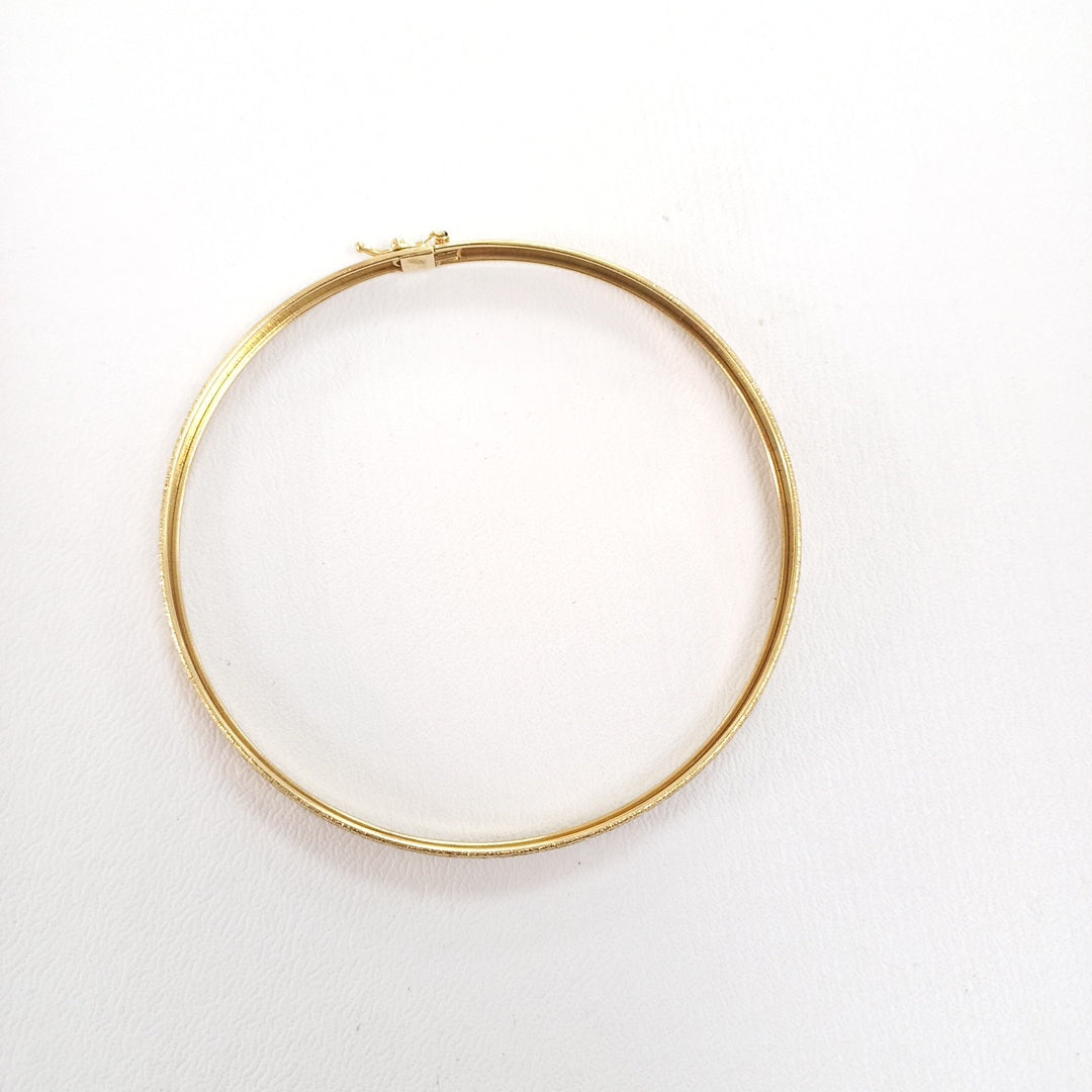 PULSERA RIGIDA ORO 14 K 4.5 GRMS (SEMINUEVO)