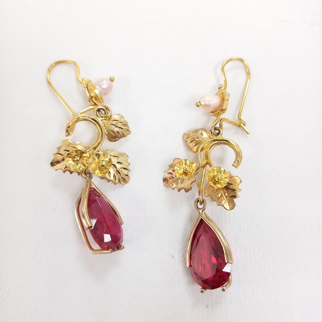 ARETES PAR ORO 10 K 14 GRMS (SEMINUEVO)