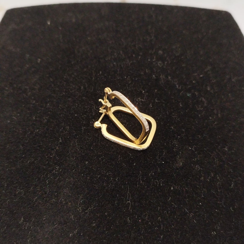 ARETES PAR ORO 18 K 5,80 GRMS (SEMINUEVO)