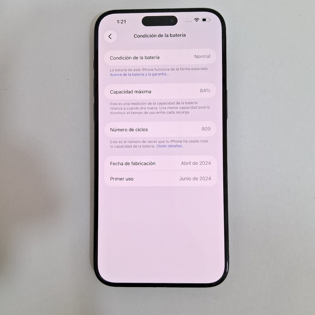 CELULAR APPLE IPHONE 15 PRO MAX A3105 (2023) 256 GB 8 GB RAM (SEMINUEVO)