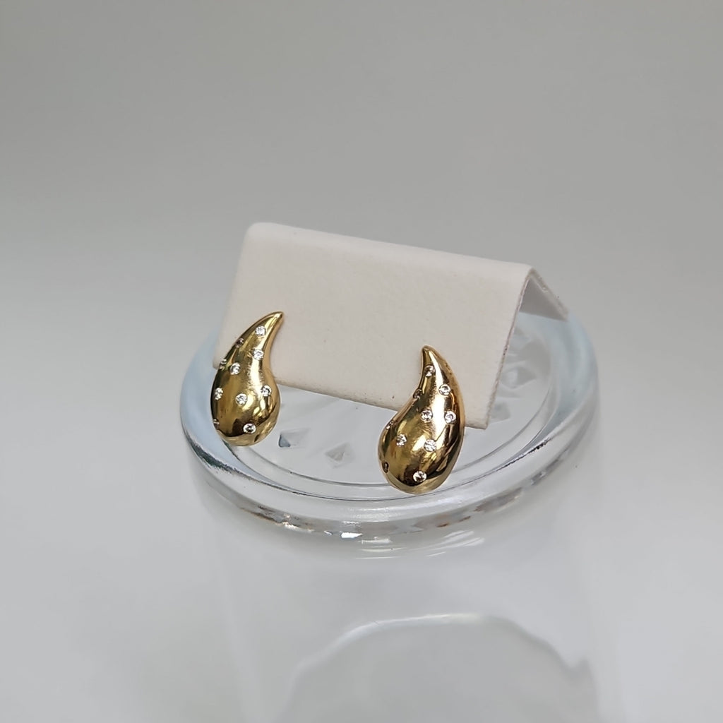 BROQUELES ORO 14K 2.1 (NUEVO)