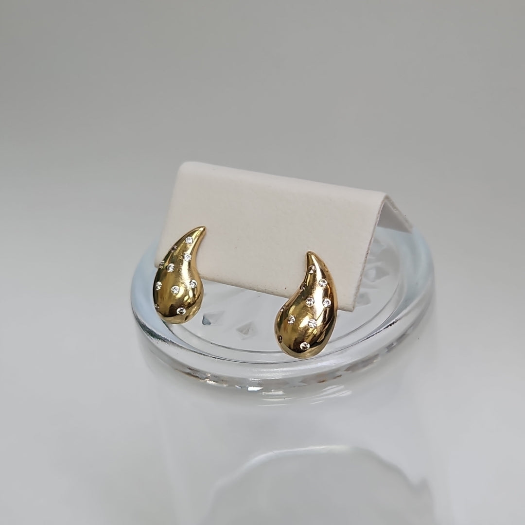 BROQUELES ORO 14K 2.1 (NUEVO)