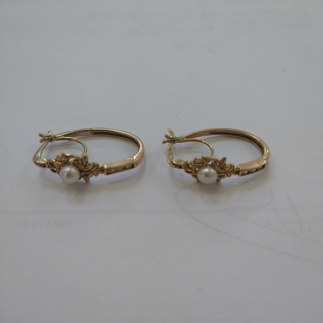 ARRACADAS PAR ORO 10 K 4.3 GRMS (SEMINUEVO)