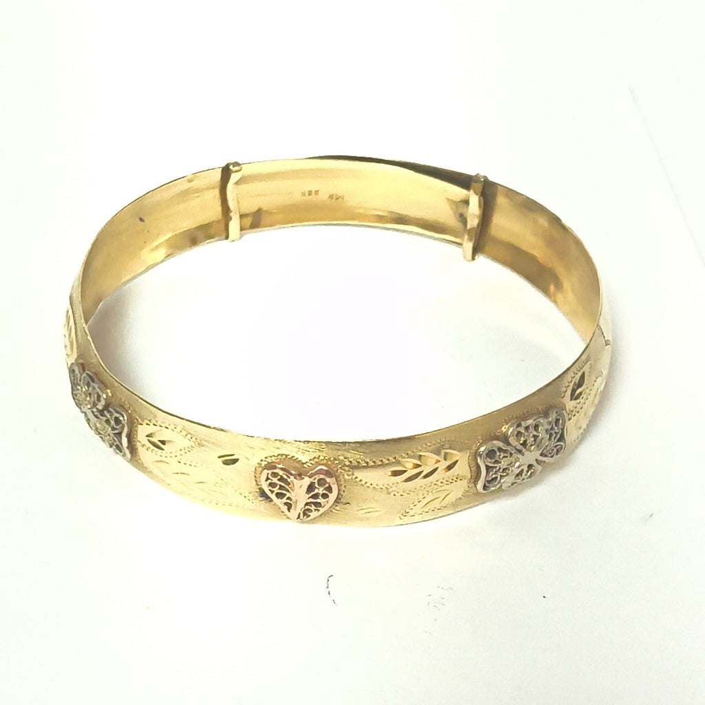 PULSERA RIGIDA ORO 14 K 12,00 GRMS (SEMINUEVO)