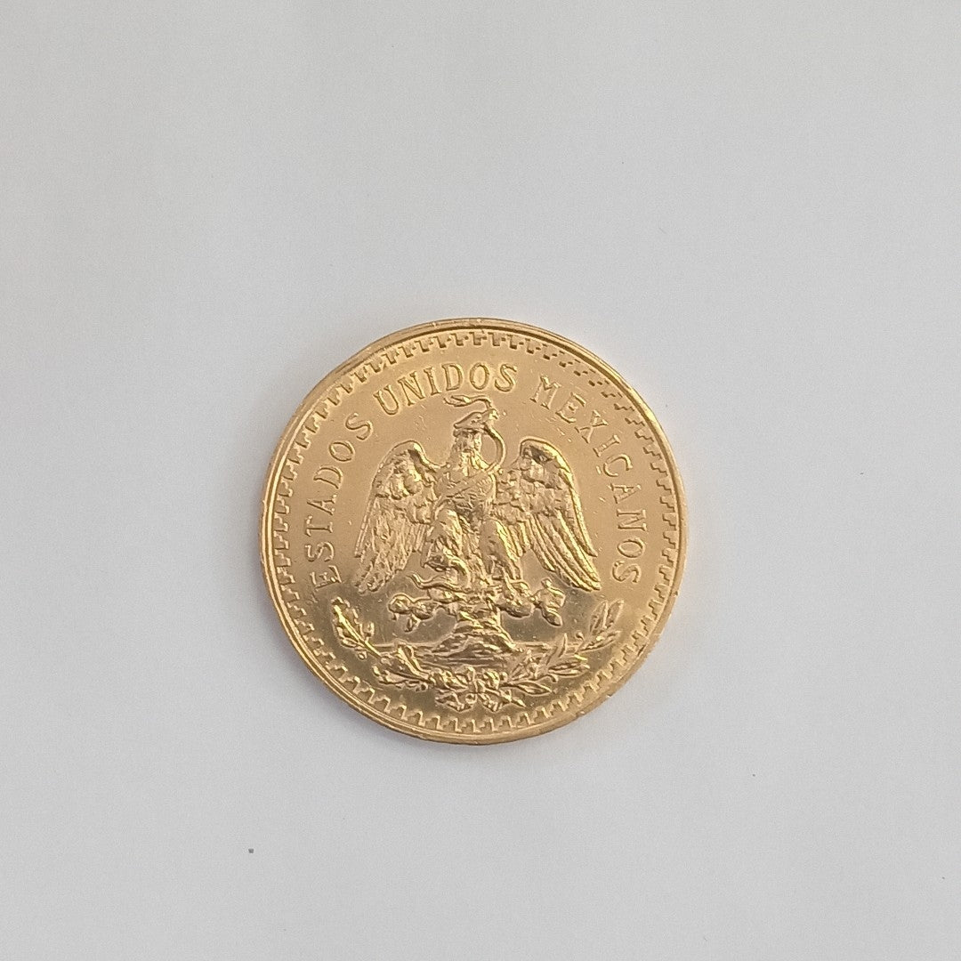 K1 41.6 GRMS 21 K IDENTIFICACIÓN MONEDA NOMINATIVA MONEDAS PESOS 50 PES (SEMINUEVO)