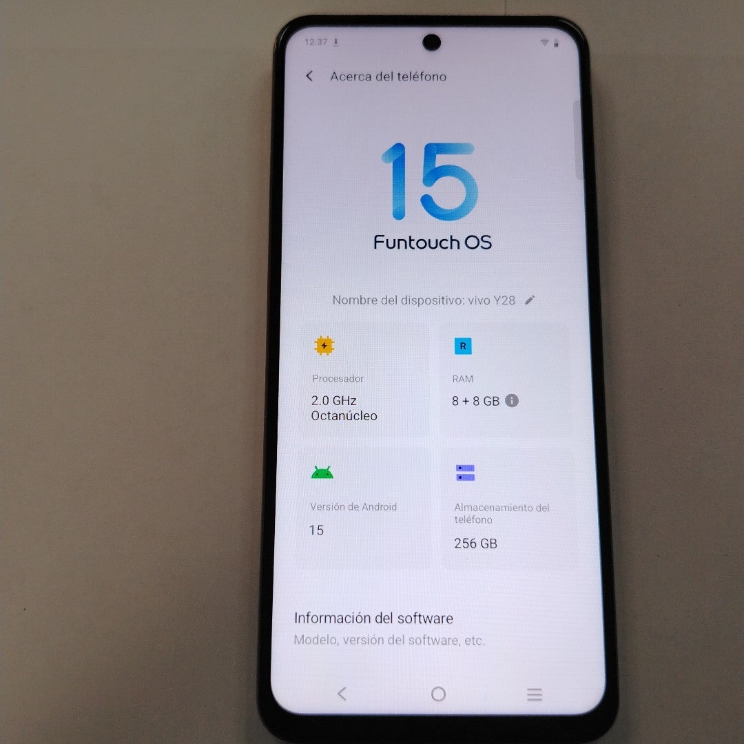 CELULAR VIVO Y28 V2352 256 GB 8 GB RAM