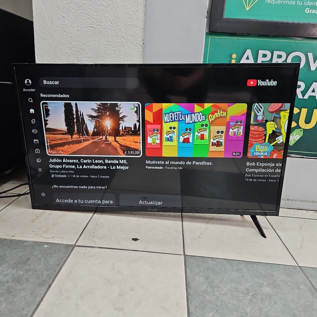 PANTALLA ATVIO 40D1BS-FATSC (2022) 40" LED FULL HD