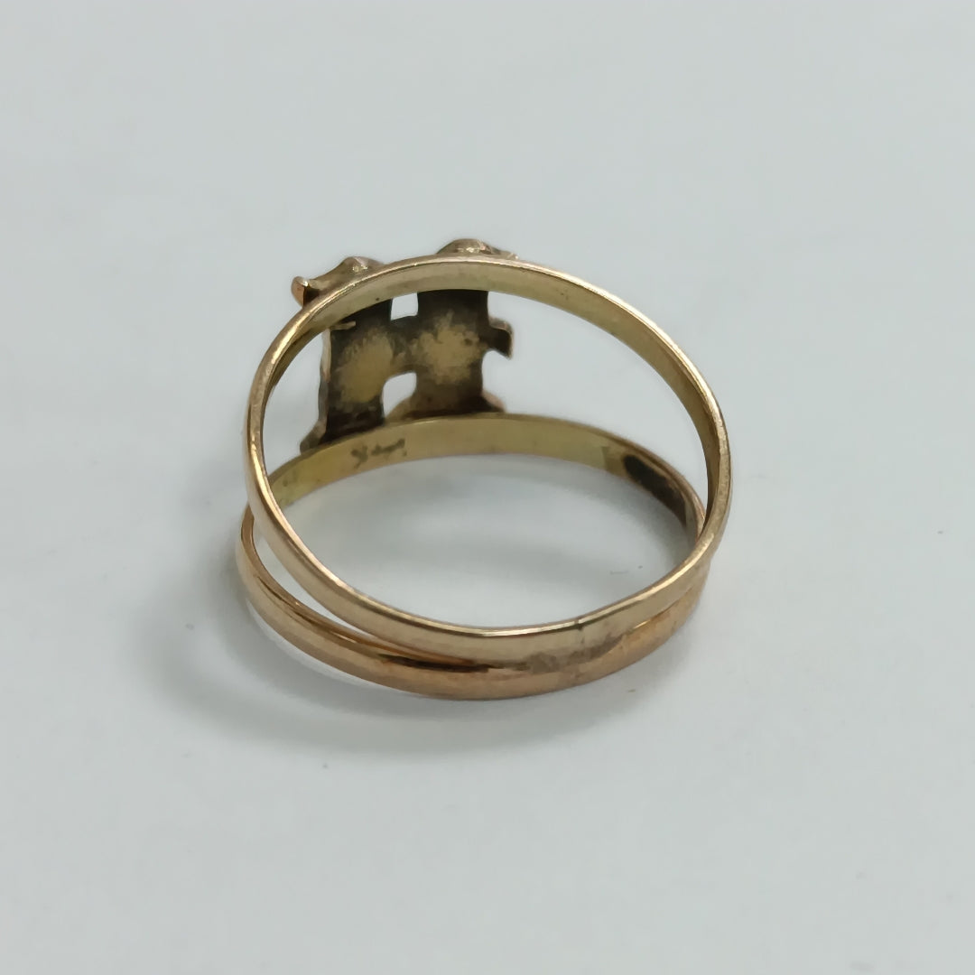 ANILLO ORO 14 K 3,50 GRMS (SEMINUEVO)