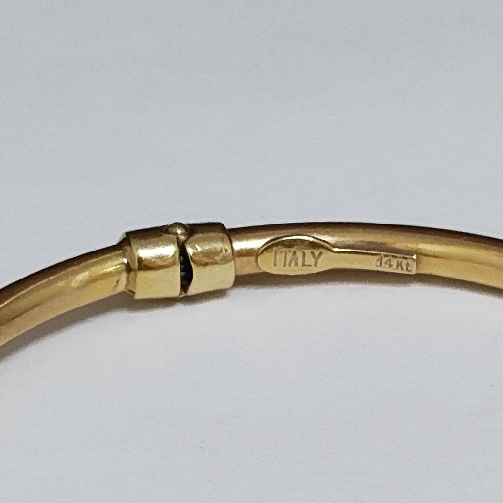 PULSERA RIGIDA ORO 14 K 4.6 GRMS (SEMINUEVO)