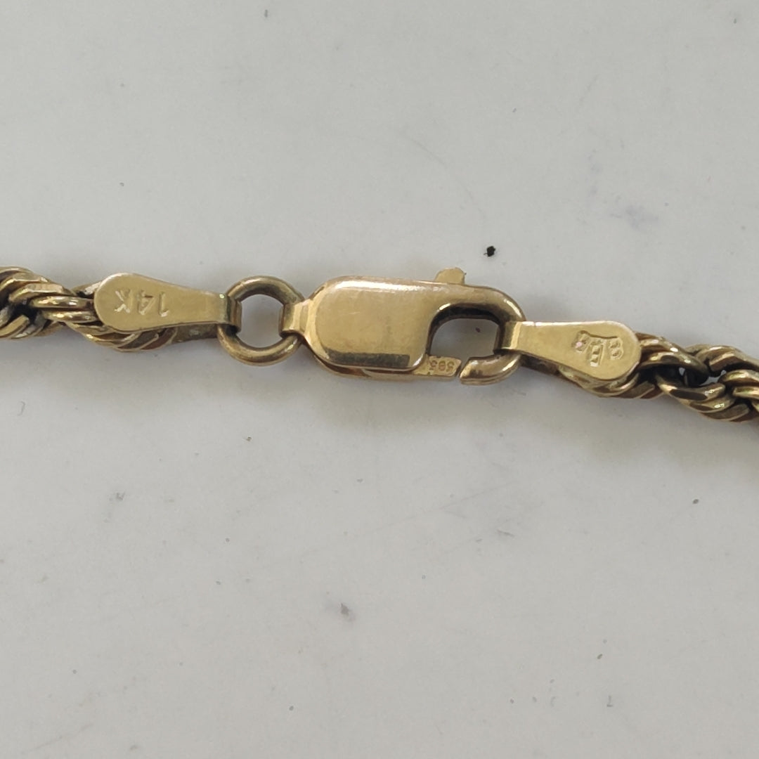 PULSERA ORO 14 K 6.2 GRMS (SEMINUEVO)