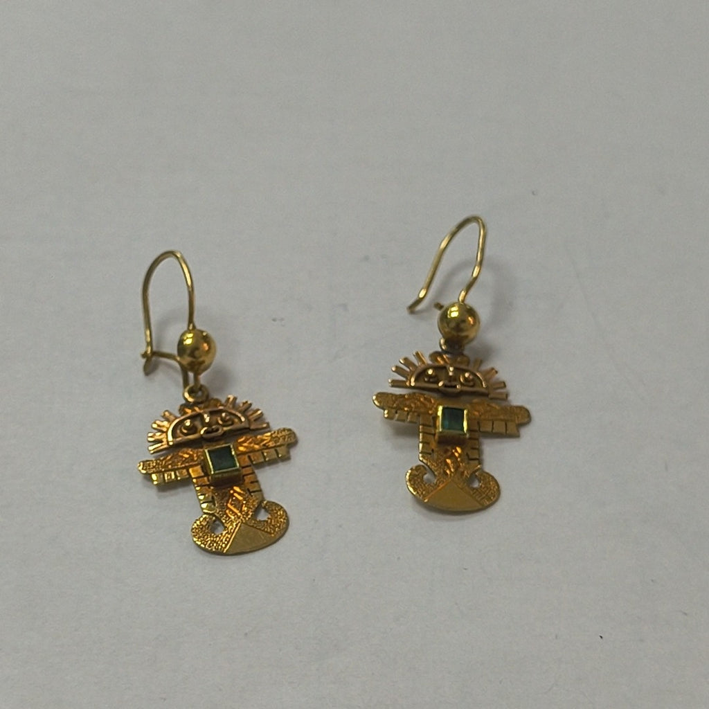 ARETES PAR ORO 18 K 3.5 GRMS (SEMINUEVO)