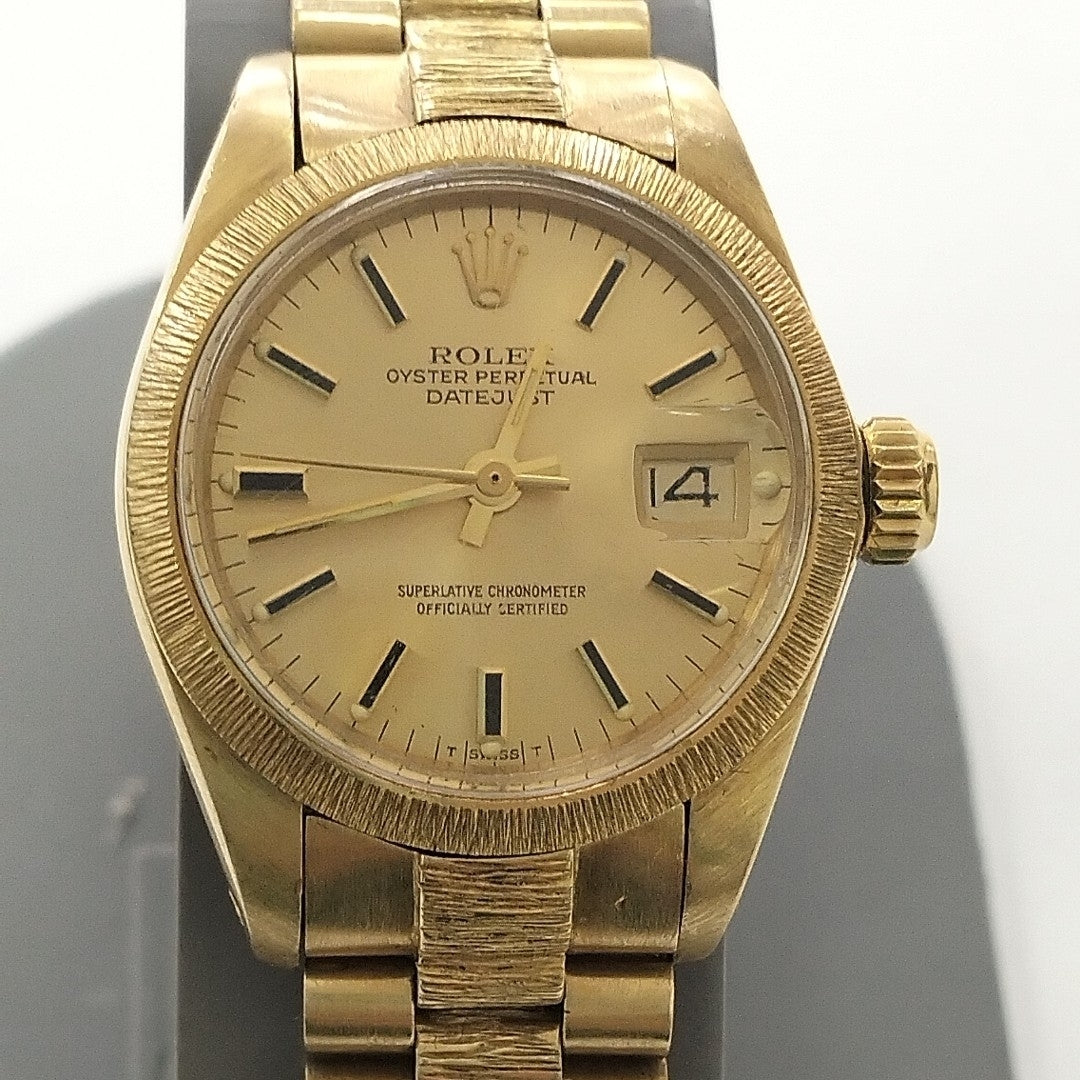 RELOJ CAJA Y PULSO ORO ORO 18 K 66.6 GRMS (SEMINUEVO)