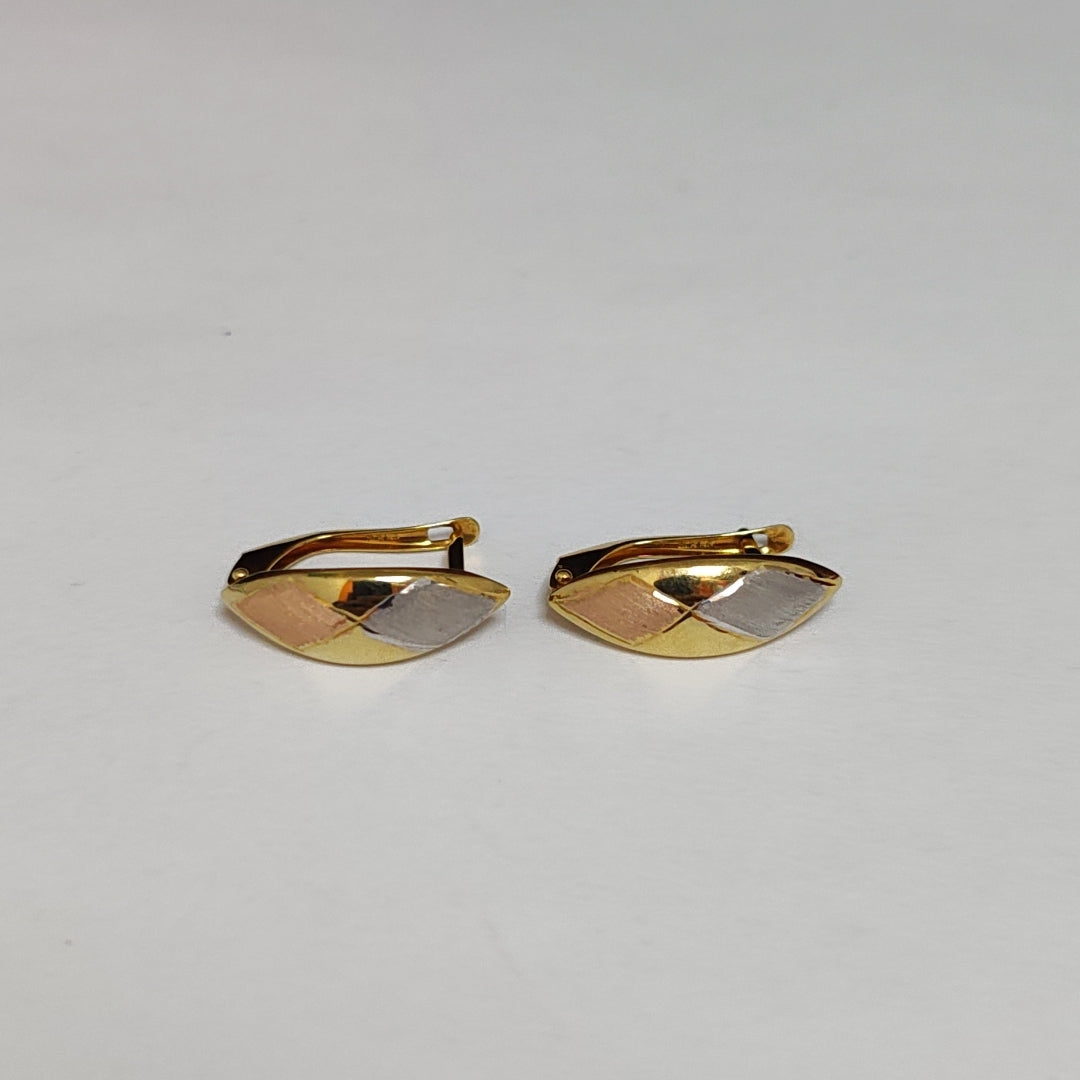 ARETES PAR ORO 14 K 2,00 GRMS (SEMINUEVO)