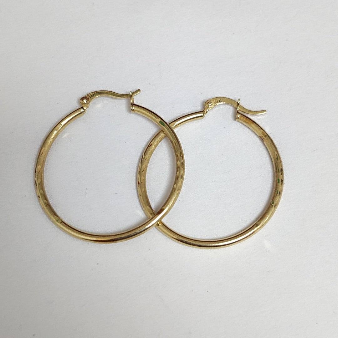 ARRACADAS PAR ORO 14 K 2,80 GRMS (SEMINUEVO)