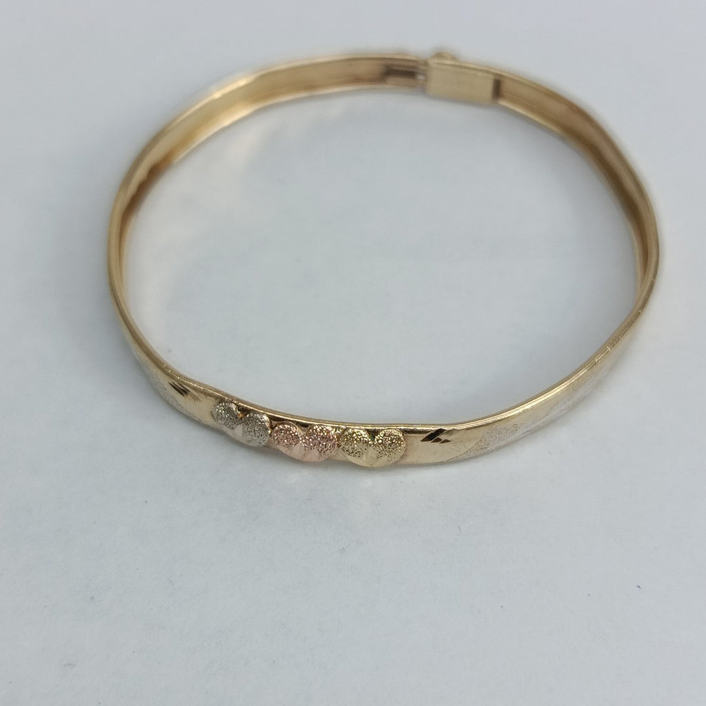PULSERA RIGIDA ORO 14 K 4 GRMS (SEMINUEVO)