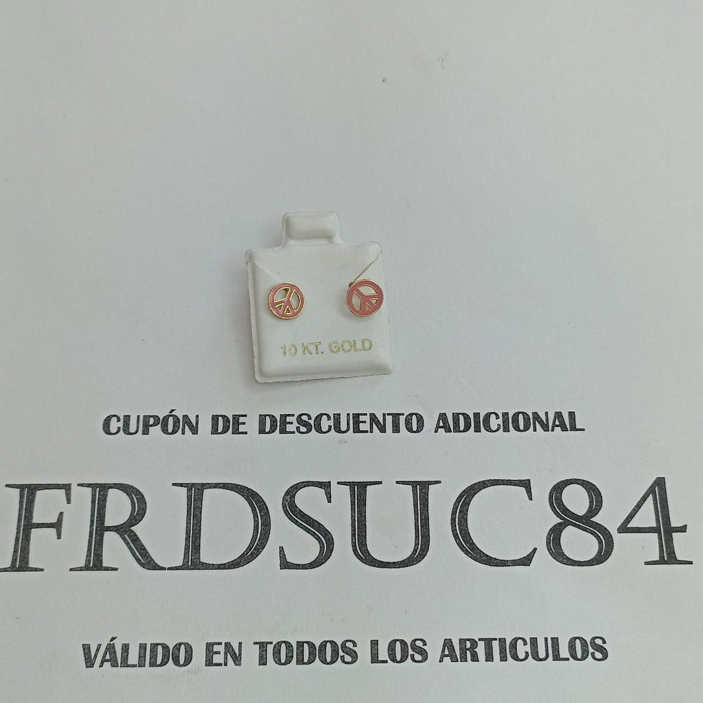 BROQUELES ORO 10K 1 (NUEVO)