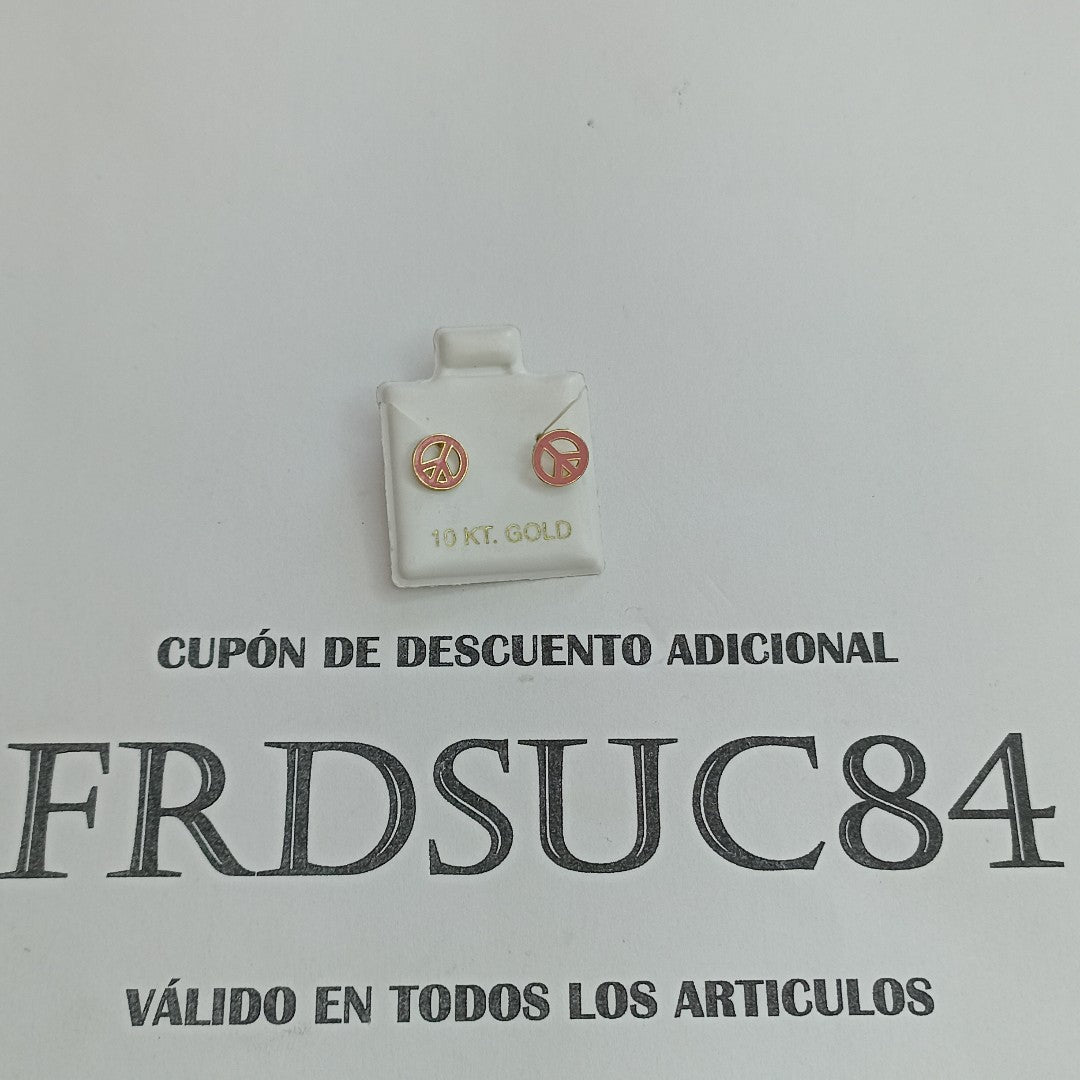 BROQUELES ORO 10K 1 (NUEVO)