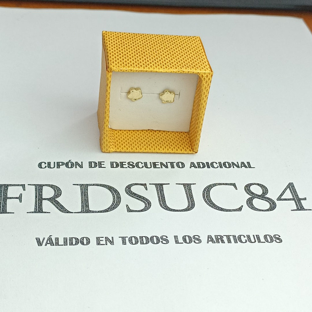 BROQUELES ORO 10K 0.9 (NUEVO)