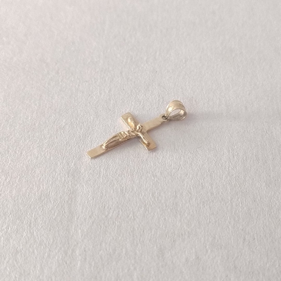 CRUCIFIJO ORO 14 K 1,50 GRMS (SEMINUEVO)
