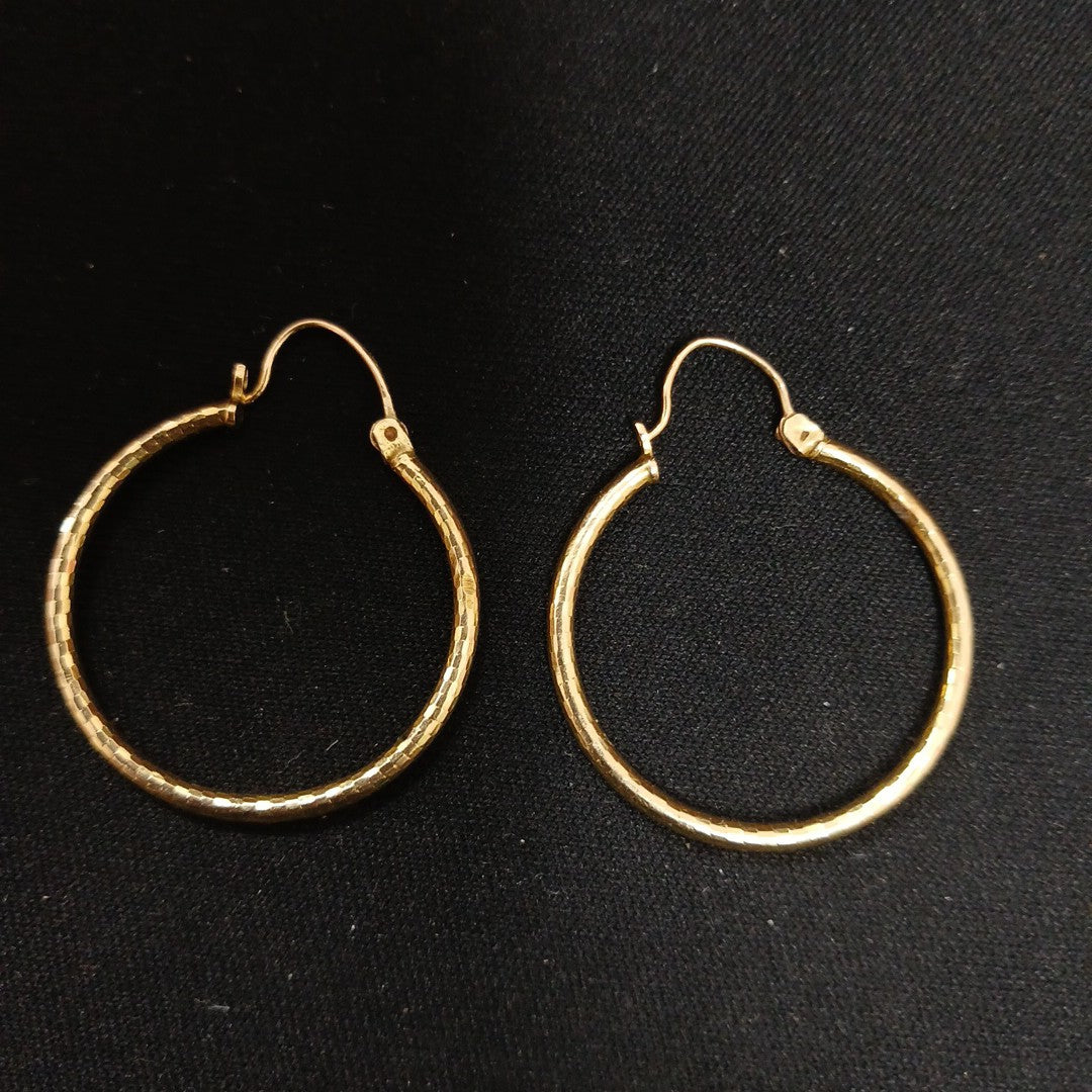 ARRACADAS PAR ORO 14 K 3 GRMS (SEMINUEVO)