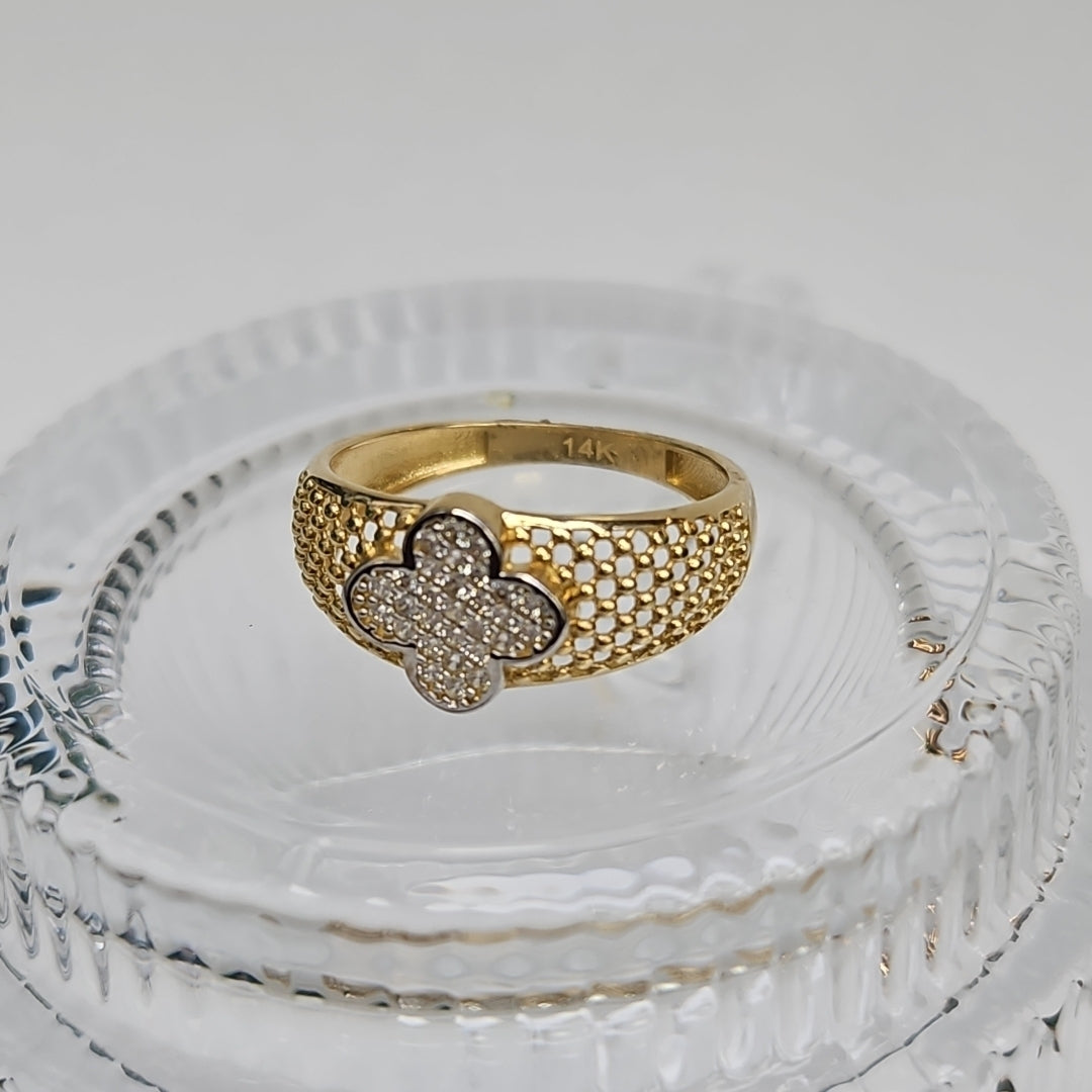 ANILLOS DAMA ORO 14K 2 (NUEVO)