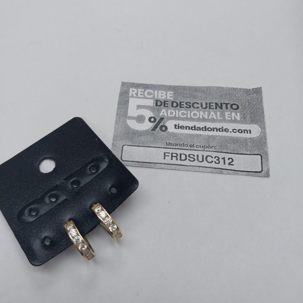 ARRACADAS PAR ORO 10 K 1.4 GRMS (SEMINUEVO)