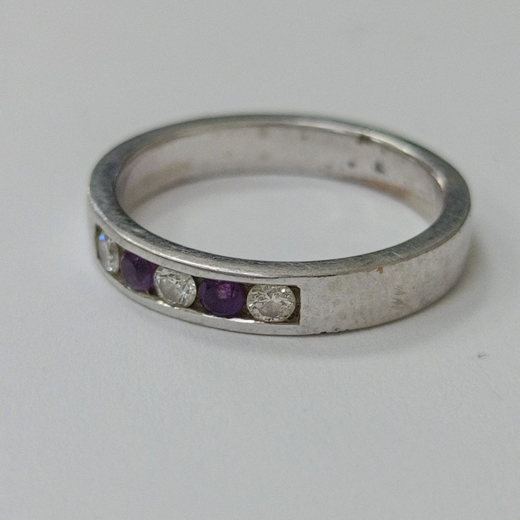 ARGOLLA ORO, ORO BLANCO 14 K 3.5 GRMS (SEMINUEVO)