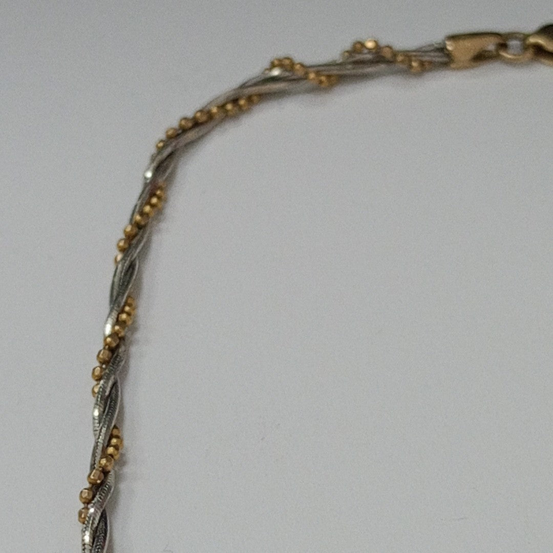 GARGANTILLA ORO, ORO BLANCO 14 K 8.2 GRMS (SEMINUEVO)