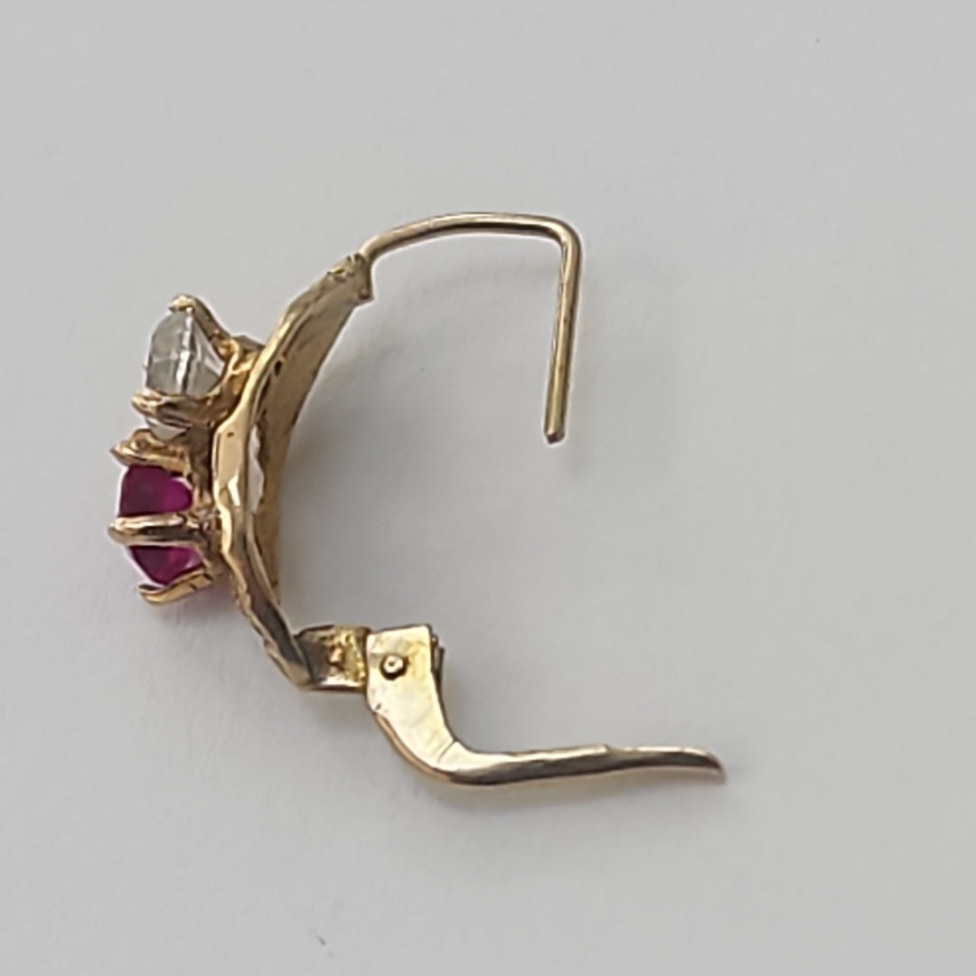 ARETES PAR ORO 8 K 2.2 GRMS (SEMINUEVO)