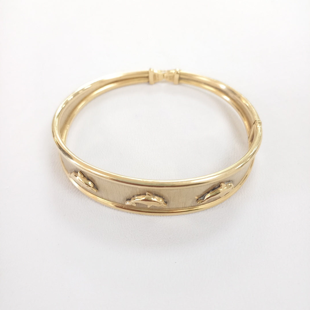 BRAZALETE ORO 14 K 14.3 GRMS (SEMINUEVO)