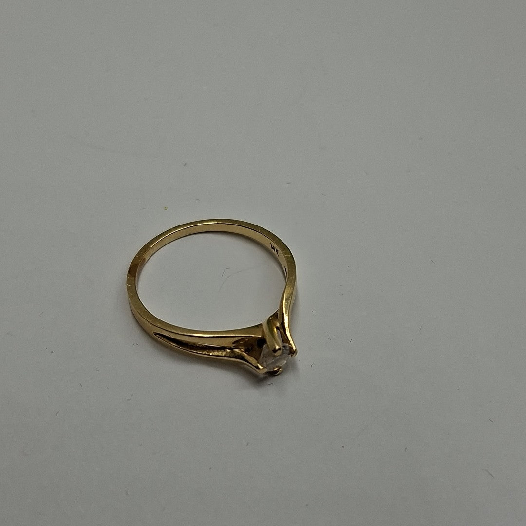 SOLITARIO ORO 14 K 1.9 GRMS (SEMINUEVO)