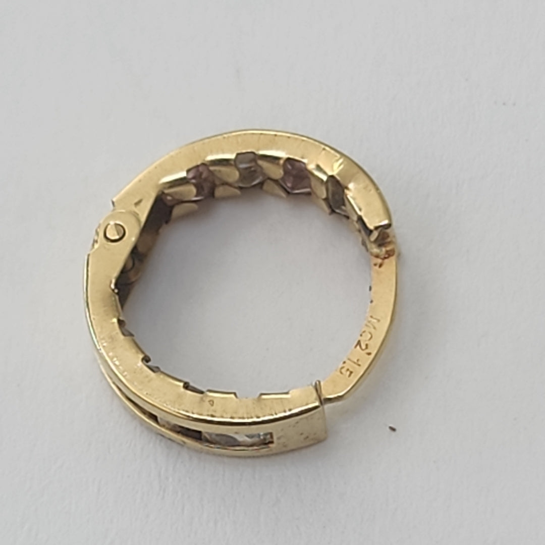 ARRACADAS PAR ORO 14 K 1.1 GRMS (SEMINUEVO)
