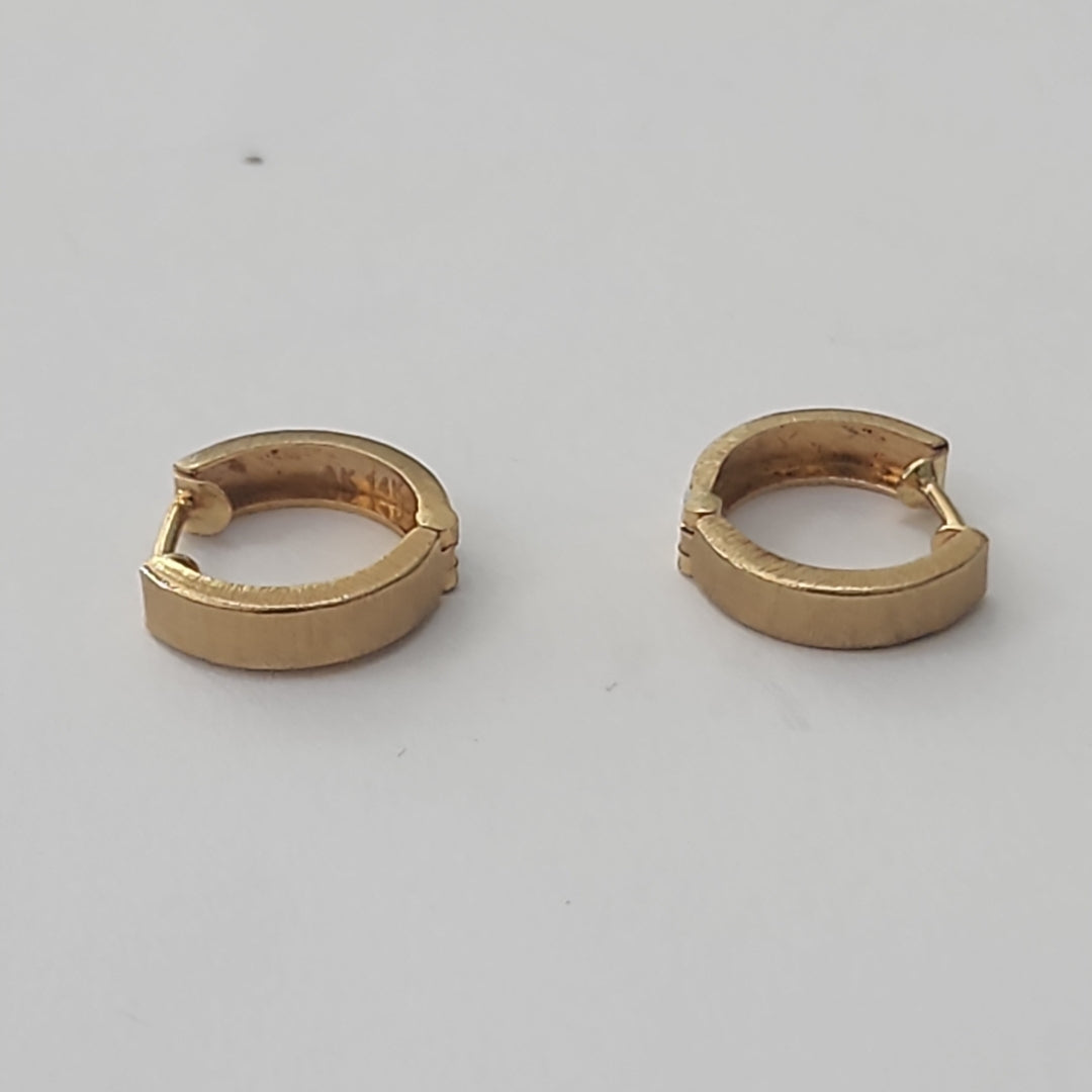 ARRACADAS PAR ORO 14 K 1.2 GRMS (SEMINUEVO)
