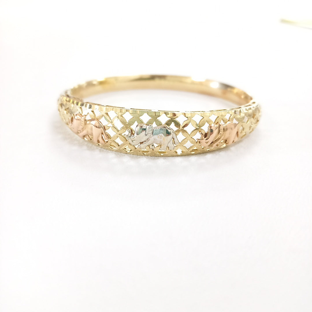 PULSERA RIGIDA ORO 14 K 12.8 GRMS (SEMINUEVO)