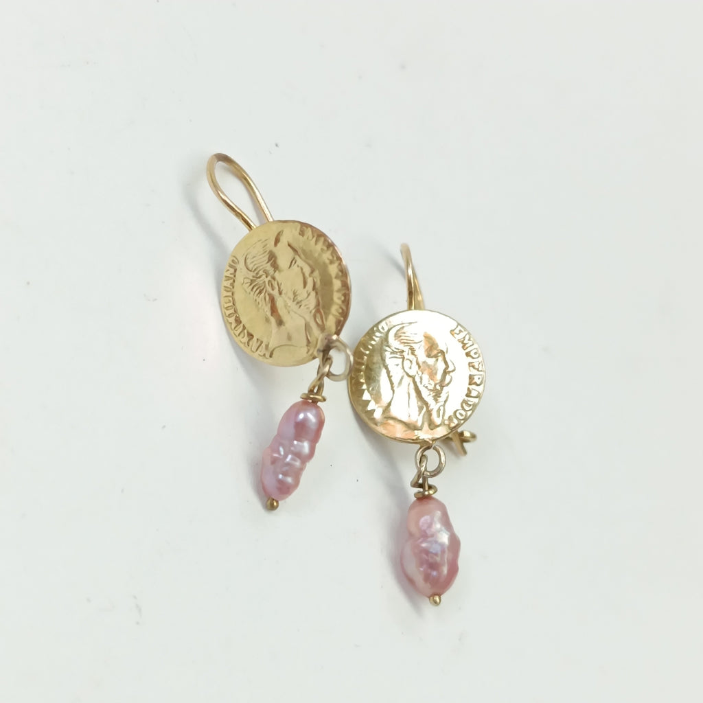 K1 1,40 GRMS 14 K IDENTIFICACIÓN ARETES PAR MATERIALES ORO MATERIALES GEMO (SEMINUEVO)