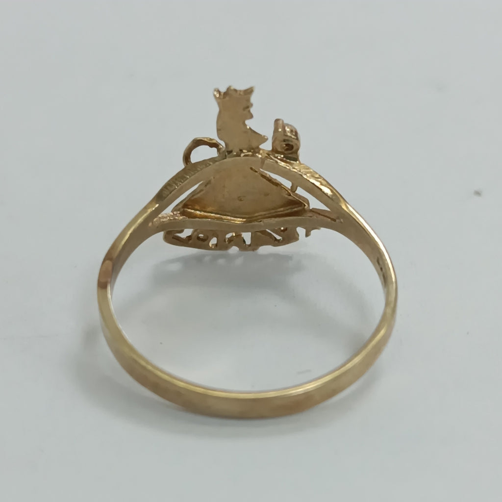 ANILLO ORO 10 K 1.5 GRMS (SEMINUEVO)