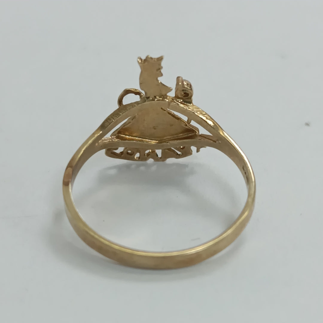 ANILLO ORO 10 K 1.5 GRMS (SEMINUEVO)