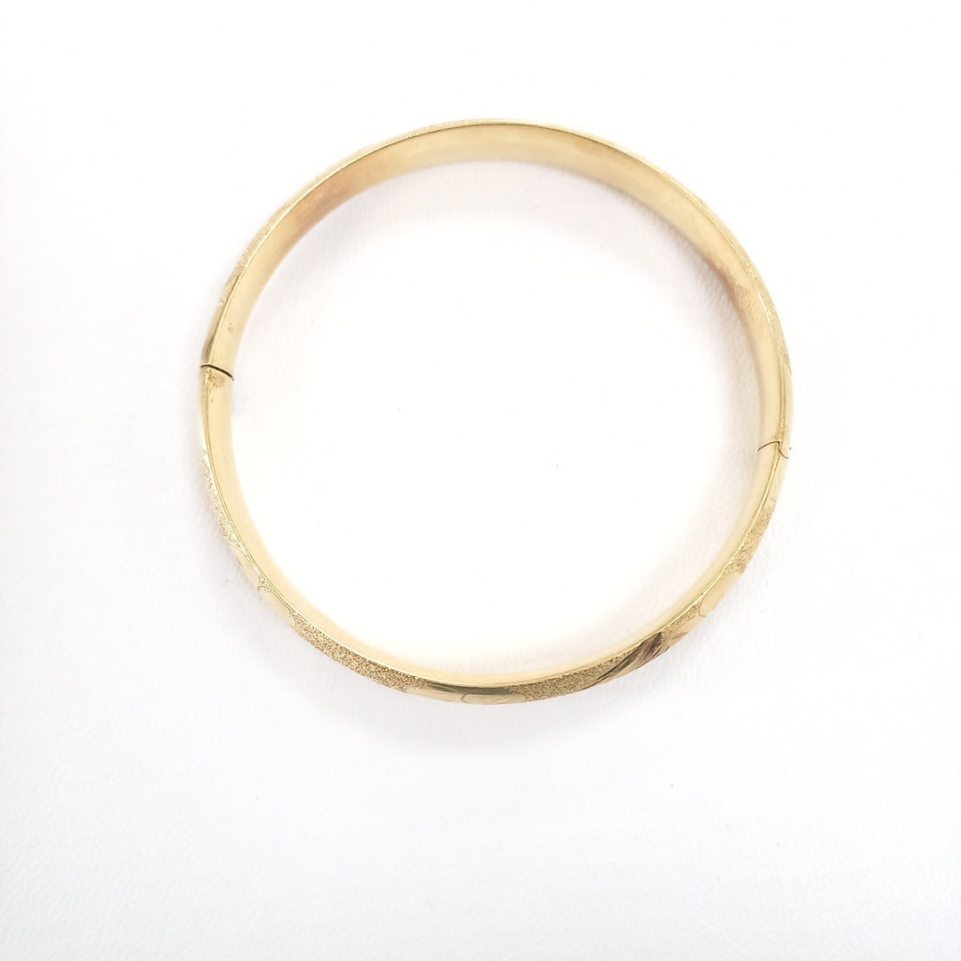 PULSERA RIGIDA ORO 14 K 10.7 GRMS (SEMINUEVO)