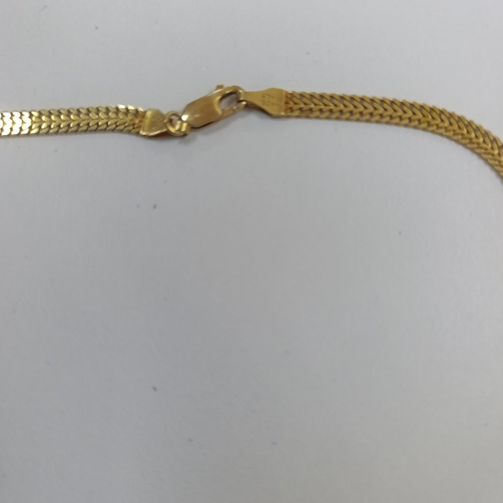 BRAZALETE, CADENA ORO 14 K 15.4 GRMS (SEMINUEVO)