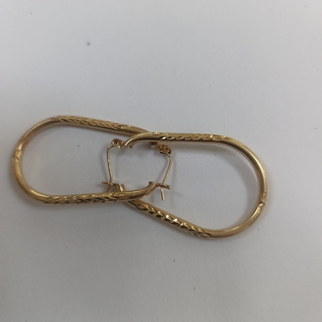 ARRACADAS PAR ORO 14 K 3.4 GRMS (SEMINUEVO)