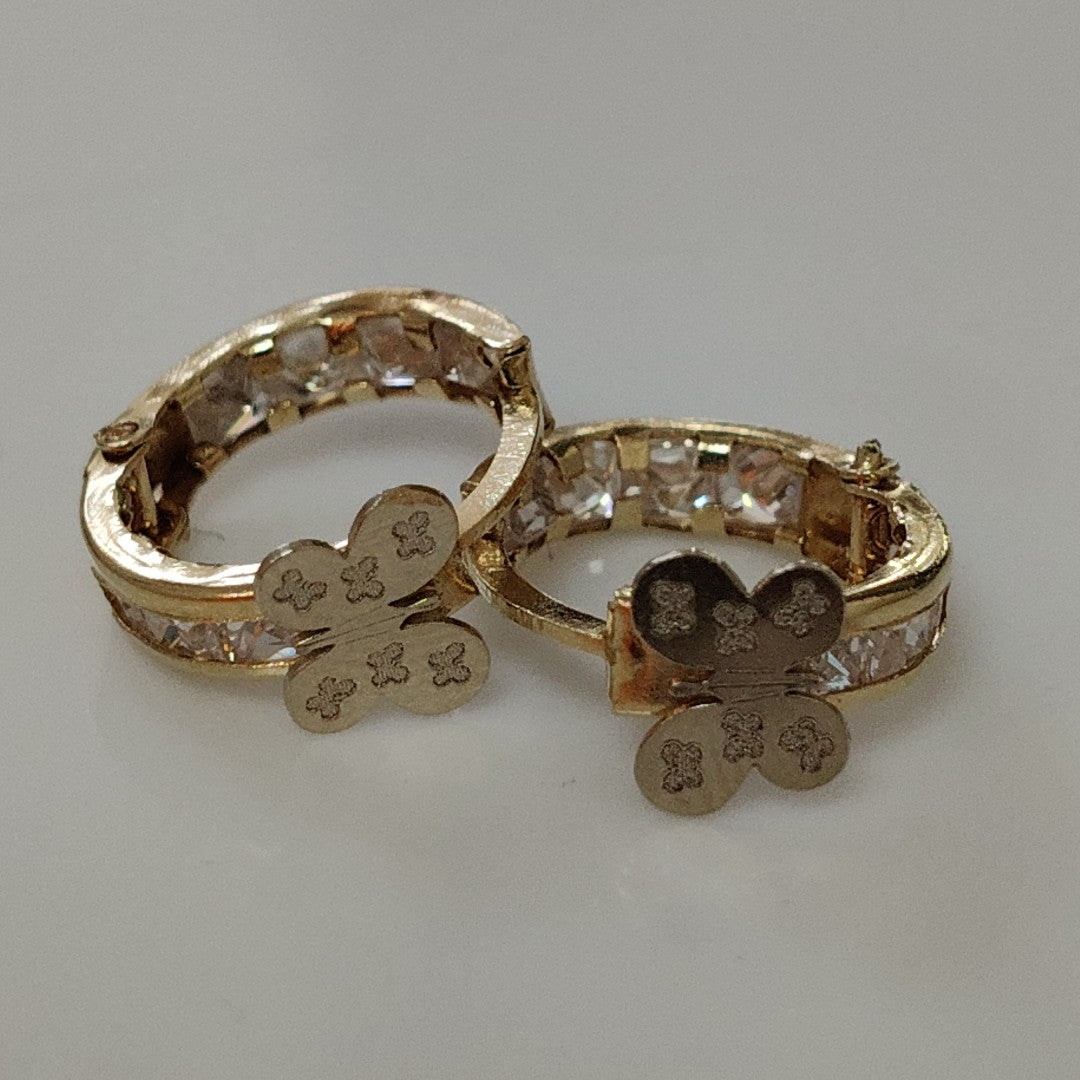 ARRACADAS PAR ORO 14 K 1,70 GRMS (SEMINUEVO)