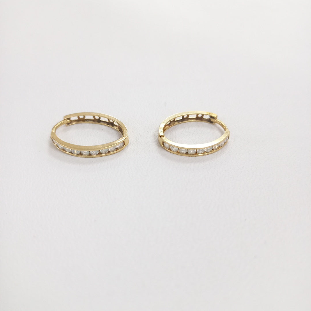 ARRACADAS PAR ORO 14 K 1.9 GRMS (SEMINUEVO)